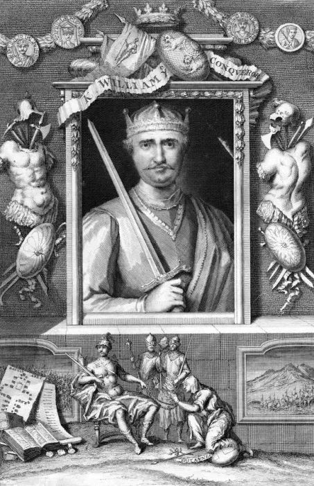 Framed Print : William the Conqueror. Artist: George Vertue Framed Print : William the Conqueror. Artist: George Vertue