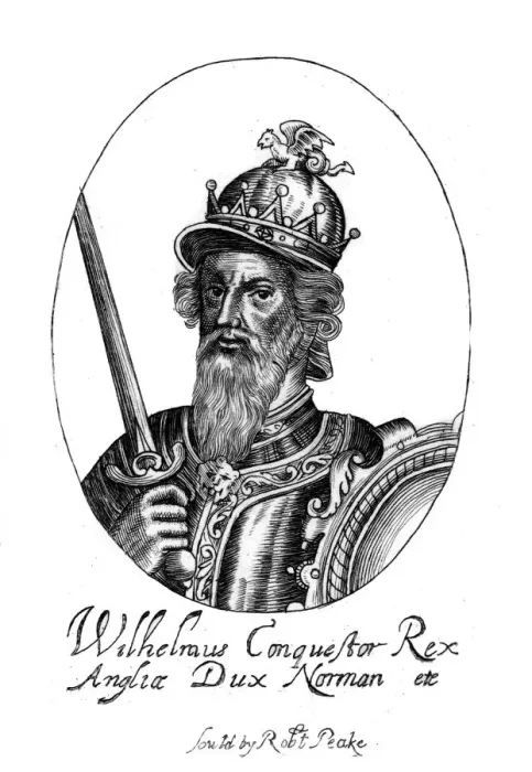 Framed Print : William the Conqueror. Artist: Robert Peake Framed Print : William the Conqueror. Artist: Robert Peake
