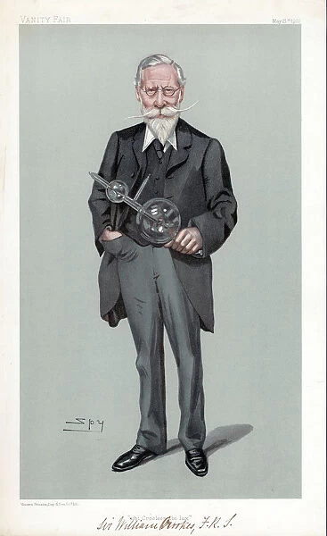 William Crookes, British physicist and chemist, 1903. Artist: Spy