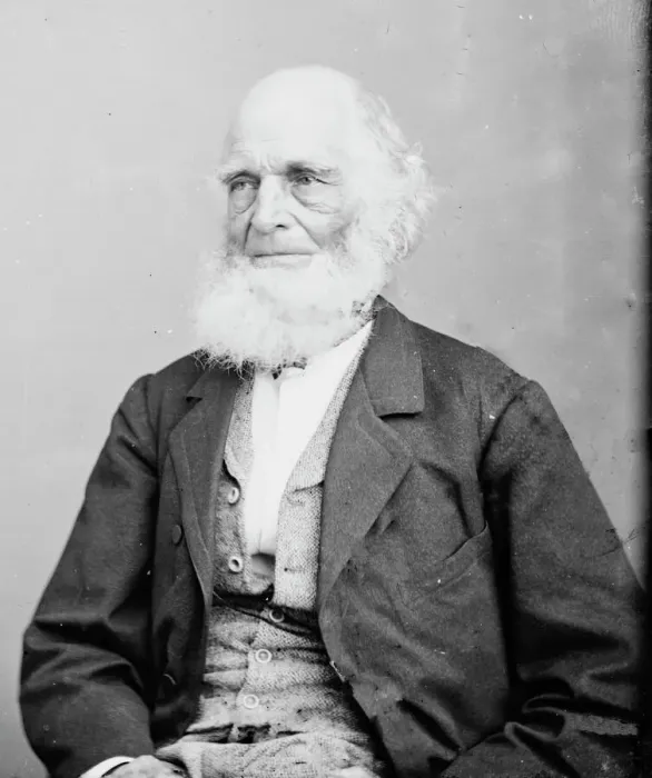 Framed Print : William Cullen Bryant, between 1855 and 1865. Creator: Unknown Framed Print : William Cullen Bryant, between 1855 and 1865. Creator: Unknown
