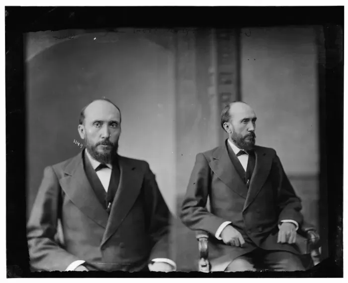 Framed Print : William D. Hill of Ohio, 1865-1880. Creator: Unknown Framed Print : William D. Hill of Ohio, 1865-1880. Creator: Unknown