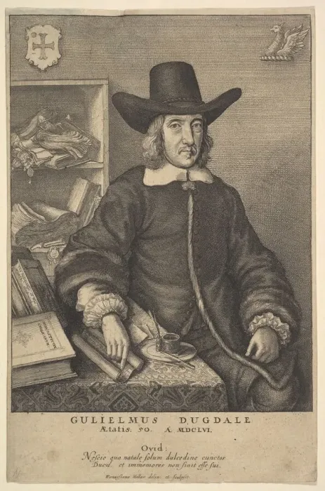Framed Print : William Dugdale, 1625-77. Creator: Wenceslaus Hollar Framed Print : William Dugdale, 1625-77. Creator: Wenceslaus Hollar