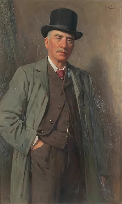 Framed Print : William Duthie of Collynie, 1907. Creator: George Reid Framed Print : William Duthie of Collynie, 1907. Creator: George Reid