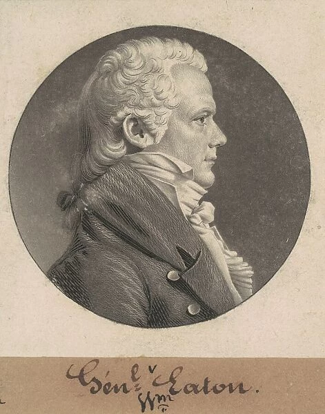William Eaton, 1808. Creator: Charles Balthazar Julien Févret de Saint-Mémin