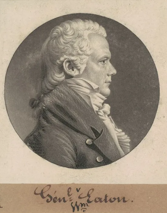Framed Print : William Eaton, 1808. Creator: Charles Balthazar Julien Fevret de Saint-Memin Framed Print : William Eaton, 1808. Creator: Charles Balthazar Julien Fevret de Saint-Memin