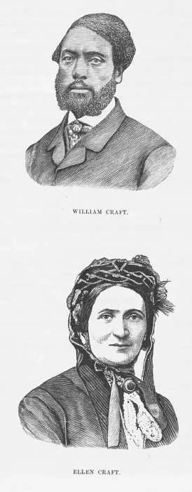 Framed Print : William and Ellen Craft, 1872. Creator: Unknown Framed Print : William and Ellen Craft, 1872. Creator: Unknown
