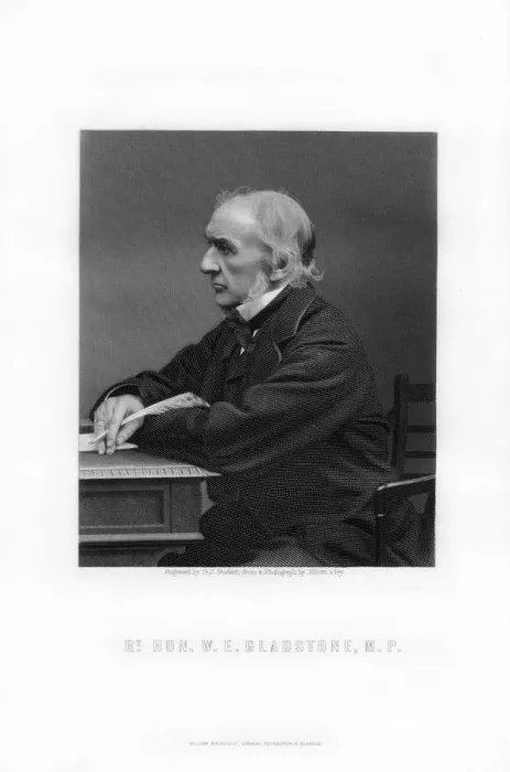 Framed Print : William Ewart Gladstone, British Liberal Party statesman and Prime Minister, 1893. Artist: George J Stodart Framed Print : William Ewart Gladstone, British Liberal Party statesman and Prime Minister, 1893. Artist: George J Stodart