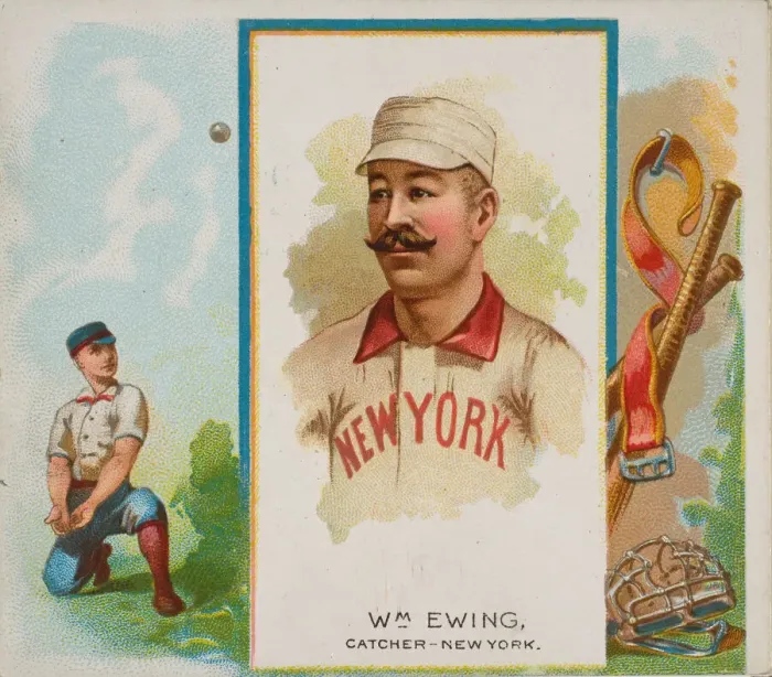 Framed Print : William Ewing, Catcher, New York, from Worlds Champions Framed Print : William Ewing, Catcher, New York, from Worlds Champions
