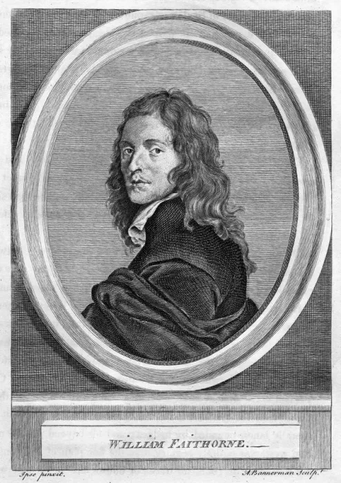 Framed Print : William Faithorne, 17th century English artist, c1800. Artist: Alexander Bannerman Framed Print : William Faithorne, 17th century English artist, c1800. Artist: Alexander Bannerman