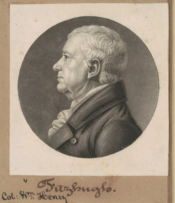 Framed Print : William Fitzhugh, 1807. Creator: Charles Balthazar Julien Fevret de Saint-Memin Framed Print : William Fitzhugh, 1807. Creator: Charles Balthazar Julien Fevret de Saint-Memin