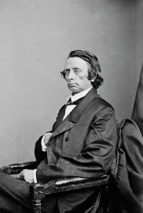 Framed Print : William Gannaway Brownlow of Tennessee, between 1855 and 1865. Creator: Unknown Framed Print : William Gannaway Brownlow of Tennessee, between 1855 and 1865. Creator: Unknown