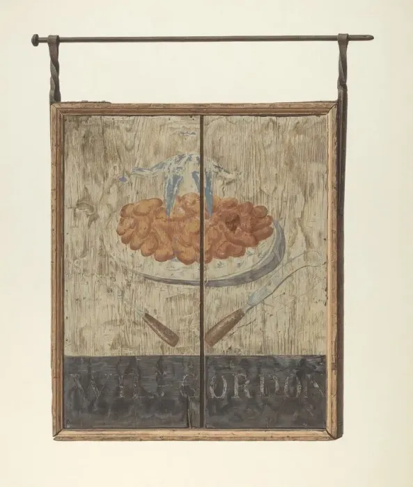 Framed Print : William Gordons Tavern Sign, c. 1940. Creator: John Matulis Framed Print : William Gordons Tavern Sign, c. 1940. Creator: John Matulis