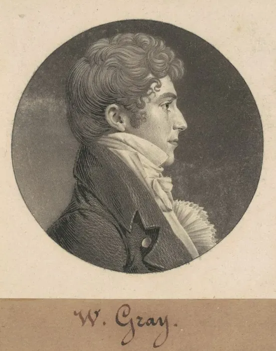 Framed Print : William Gray, 1809. Creator: Charles Balthazar Julien Fevret de Saint-Memin Framed Print : William Gray, 1809. Creator: Charles Balthazar Julien Fevret de Saint-Memin