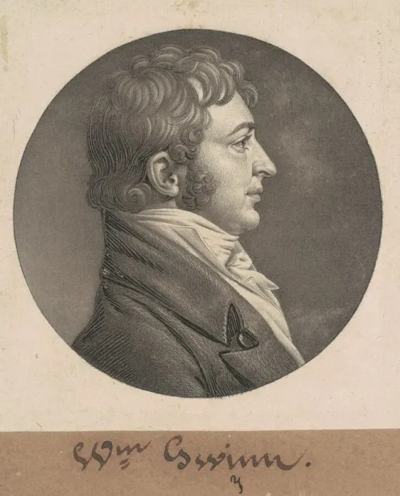 Framed Print : William Gwynn, 1804. Creator: Charles Balthazar Julien Fevret de Saint-Memin Framed Print : William Gwynn, 1804. Creator: Charles Balthazar Julien Fevret de Saint-Memin