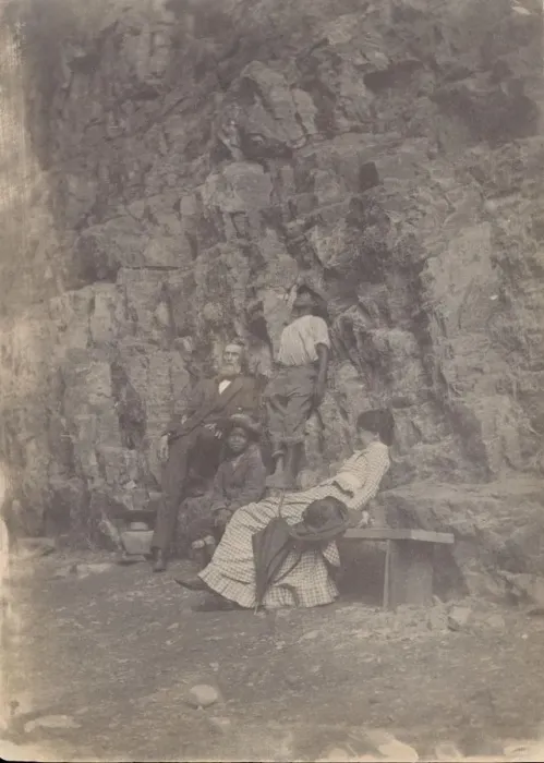 Framed Print : [William H. Macdowell and Margaret Eakins in Saltville (or Clinch Mountain), Virginia]
