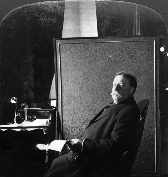 Framed Print : William H Taft, Secretary of War, 1904-1908. Artist: HC White Framed Print : William H Taft, Secretary of War, 1904-1908. Artist: HC White