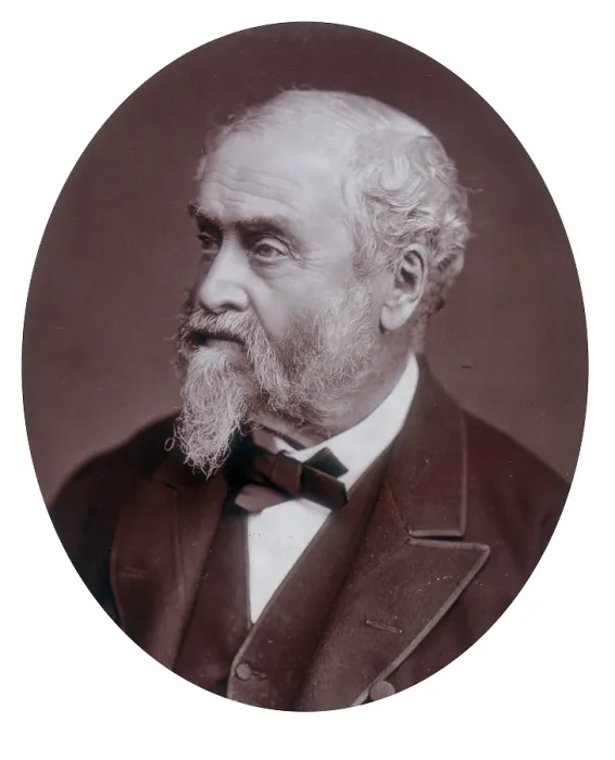 Framed Print : William Harrison Ainsworth, author, 1881 Creator: Lock & Whitfield Framed Print : William Harrison Ainsworth, author, 1881 Creator: Lock & Whitfield