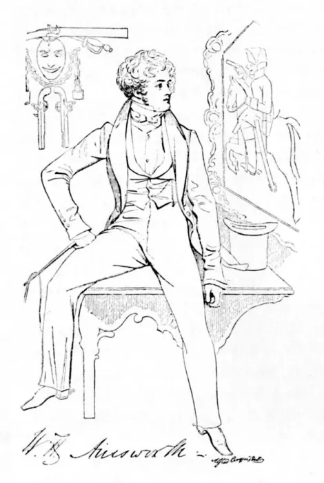 Framed Print : William Harrison Ainsworth, c1835, (1904). Artist: Alfred Crowquill Framed Print : William Harrison Ainsworth, c1835, (1904). Artist: Alfred Crowquill