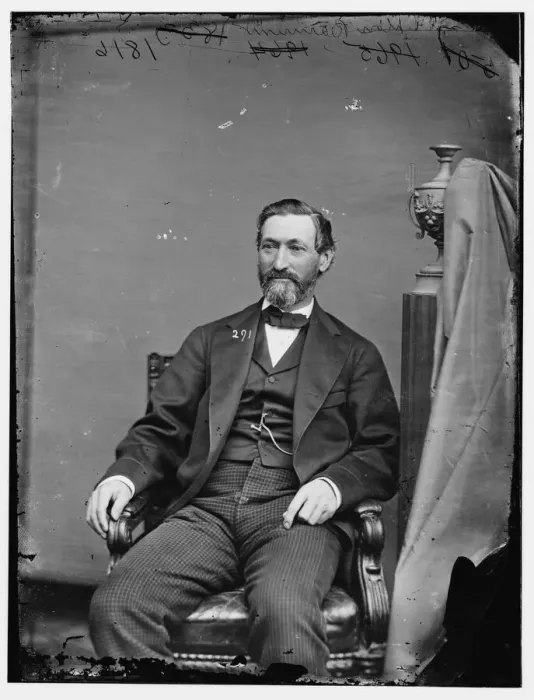 Framed Print : William Henry Barnum of Connecticut, between 1860 and 1875. Creator: Unknown