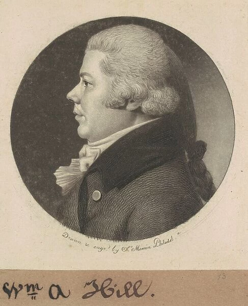 William Henry Hill, 1799. Creator: Charles Balthazar Julien Fevret de Saint-Mé