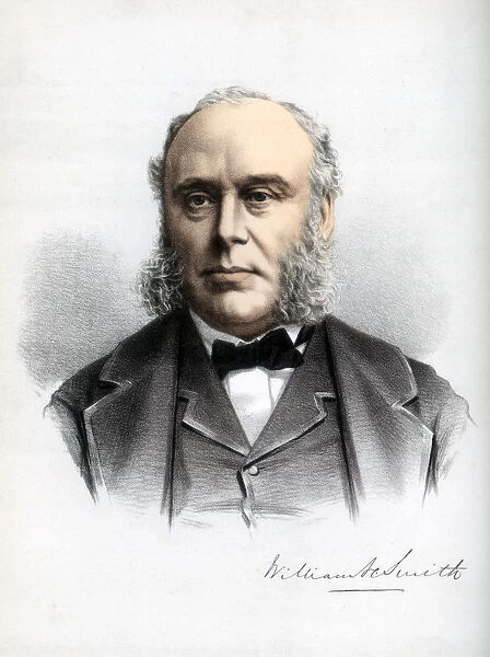 William Henry Smith, British politician, c1890. Artist: Cassell, Petter & Galpin
