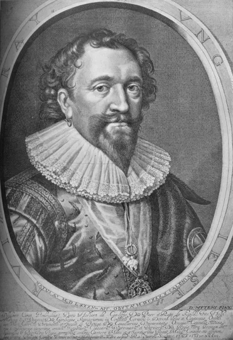 Framed Print : William Herbert, Third Earl of Pembroke, 17th century, (1923). Artist: Robert van Voerst Framed Print : William Herbert, Third Earl of Pembroke, 17th century, (1923). Artist: Robert van Voerst