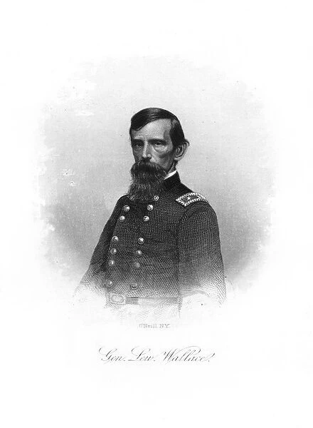 William Hervey Lamme Wallace, American soldier, (1872). Artist: John A O'Neill