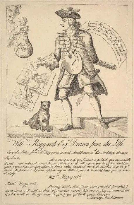 Framed Print : William Hog-garth Esq. Drawn from the Life, 1763. Creator: Unknown Framed Print : William Hog-garth Esq. Drawn from the Life, 1763. Creator: Unknown