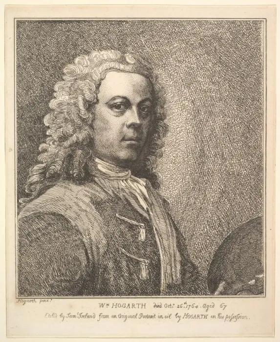 Framed Print : William Hogarth, Self-portrait, 1785. Creator: Samuel Ireland Framed Print : William Hogarth, Self-portrait, 1785. Creator: Samuel Ireland