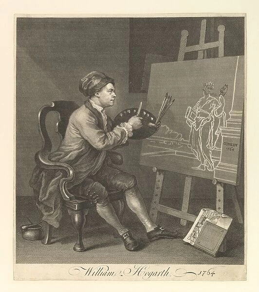 William Hogarth, Serjeant Painter to His Majesty, 1764. Creator: William Hogarth