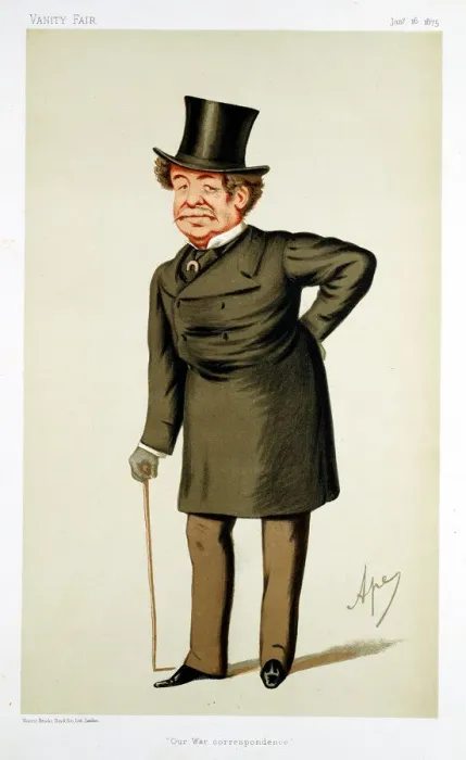 Framed Print : William Howard Russell, Irish-born British journalist, 1875. Artist: Carlo Pellegrini