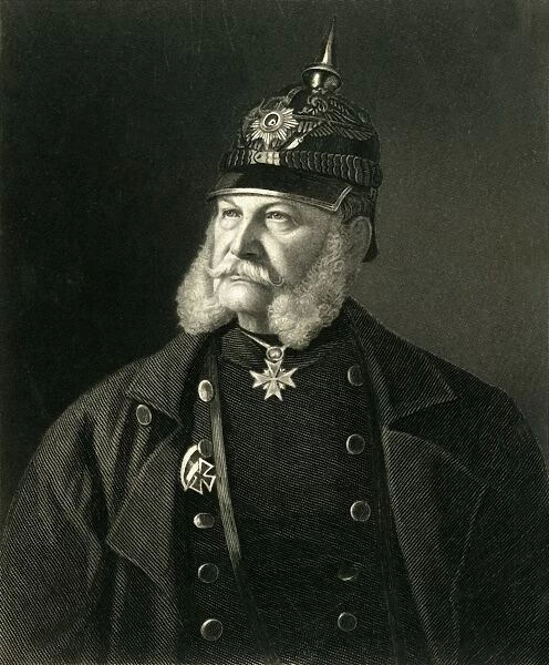 William I, King of Prussia & Emperor of Germany, c1872. Creator: William Holl