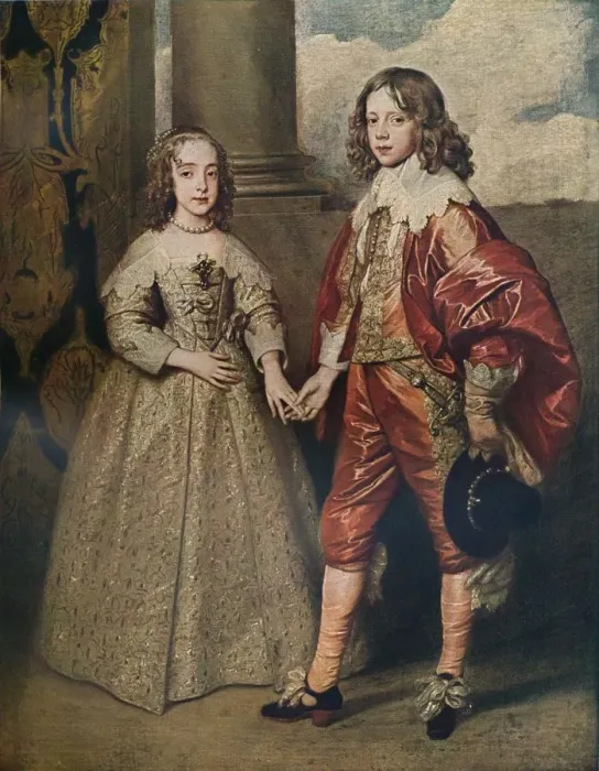 Framed Print : William II, Prince of Orange, and his Bride, Mary Stuart, 1641 (c1927). Artist: Anthony van Dyck Framed Print : William II, Prince of Orange, and his Bride, Mary Stuart, 1641 (c1927). Artist: Anthony van Dyck