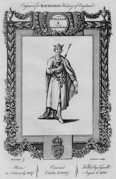 Framed Print : William II. Surnamed Rufus, c1787 Framed Print : William II. Surnamed Rufus, c1787