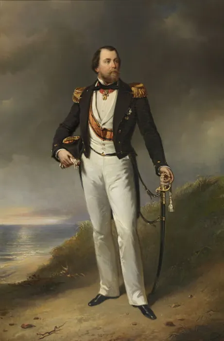 Framed Print : William III (1817-1890), King of the Netherlands, 1859 Framed Print : William III (1817-1890), King of the Netherlands, 1859