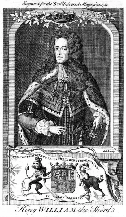 Framed Print : William III, King of England, Scotland and Ireland, (18th century). Artist: B Cole Framed Print : William III, King of England, Scotland and Ireland, (18th century). Artist: B Cole
