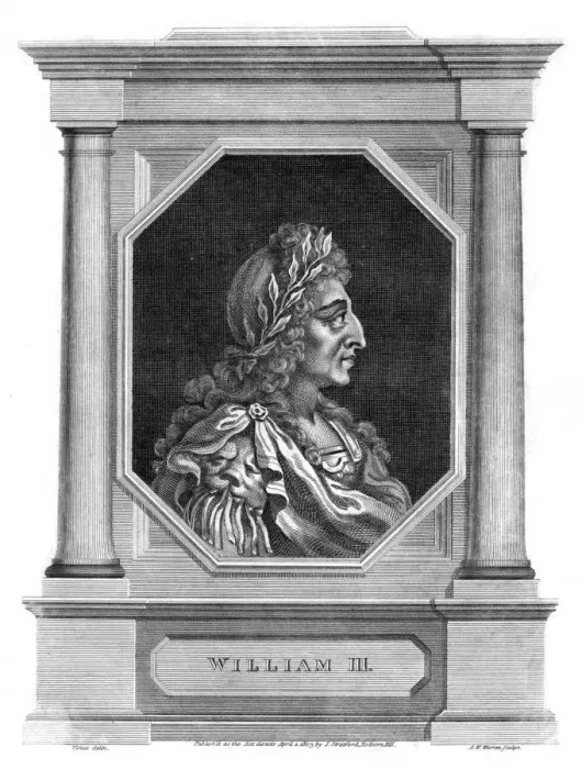 Framed Print : William III, King of England, Scotland and Ireland, (1803). Artist: AW Warren