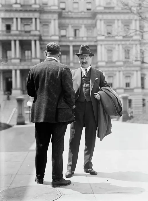 Framed Print : William J. Burns, Detective - Right, with Jack Wheeler, 1914. Creator: Harris & Ewing. William J. Burns, Detective - Right, with Jack Wheeler, 1914. Creator: Harris & Ewing Framed Print : William J. Burns, Detective - Right, with Jack Wheeler, 1914. Creator: Harris & Ewing. William J. Burns, Detective - Right, with Jack Wheeler, 1914. Creator: Harris & Ewing