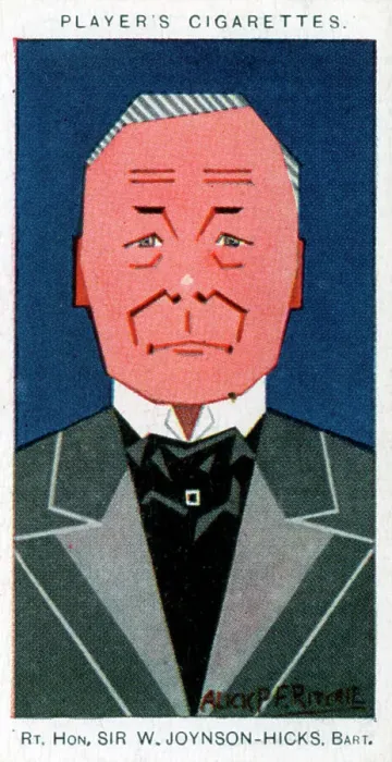Framed Print : William Joynson-Hicks, 1st Viscount Brentford, British statesman, 1926. Artist: Alick P F Ritchie Framed Print : William Joynson-Hicks, 1st Viscount Brentford, British statesman, 1926. Artist: Alick P F Ritchie