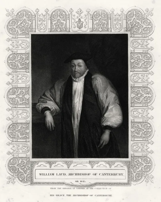 Framed Print : William Laud, Archbishop of Canterbury, 19th century. Artist: Henry Thomas Ryall Framed Print : William Laud, Archbishop of Canterbury, 19th century. Artist: Henry Thomas Ryall