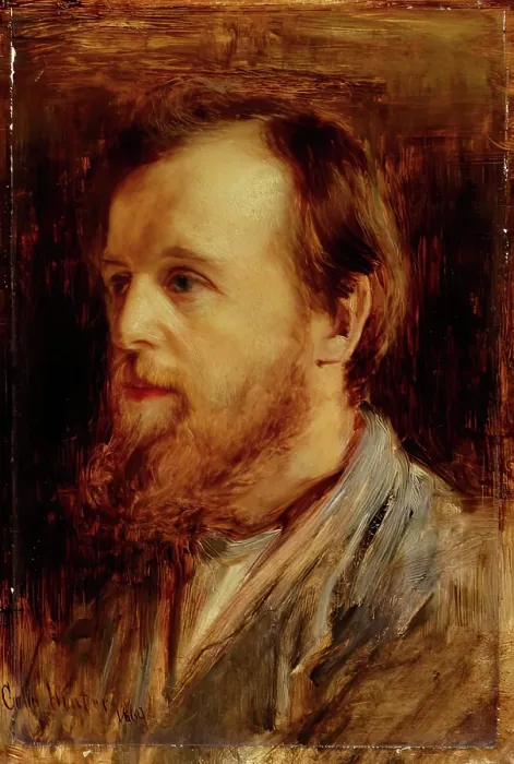 Framed Print : William Leiper, RSA, 1869. Creator: Colin Hunter Framed Print : William Leiper, RSA, 1869. Creator: Colin Hunter