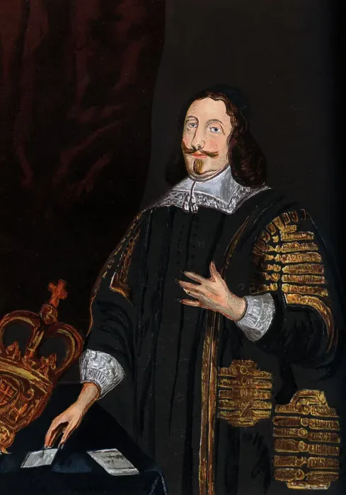 Framed Print : William Lenthall, Speaker of the House of Commons, c1642 (1893) Framed Print : William Lenthall, Speaker of the House of Commons, c1642 (1893)