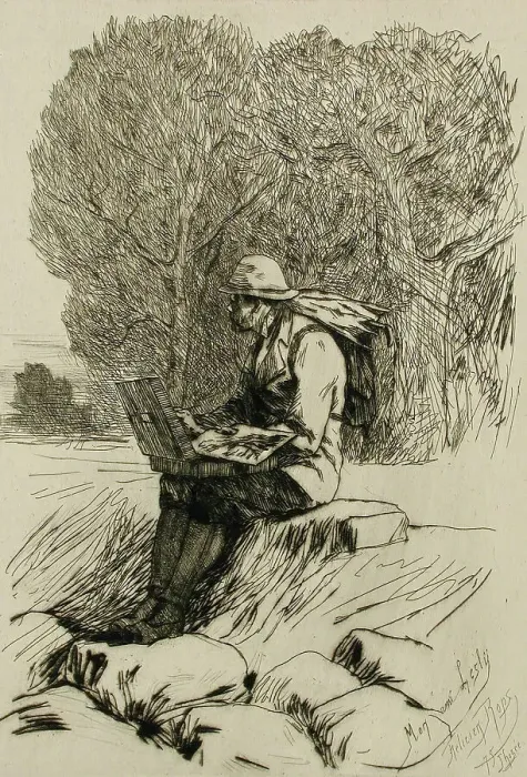 Framed Print : William Lesly, 1875. Creator: Félicien Rops Framed Print : William Lesly, 1875. Creator: Félicien Rops