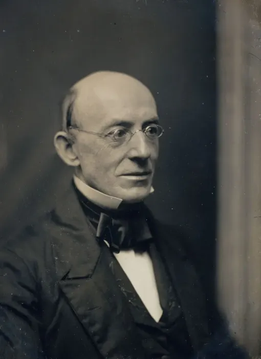 Framed Print : William Lloyd Garrison, ca. 1850. Creators: Josiah Johnson Hawes, Albert Sands Southworth Framed Print : William Lloyd Garrison, ca. 1850. Creators: Josiah Johnson Hawes, Albert Sands Southworth