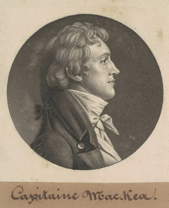 Framed Print : William MacRea, 1804. Creator: Charles Balthazar Julien Fevret de Saint-Memin Framed Print : William MacRea, 1804. Creator: Charles Balthazar Julien Fevret de Saint-Memin