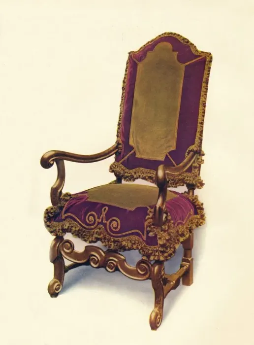 Framed Print : William and Mary Armchair, 17th century, (1910) Framed Print : William and Mary Armchair, 17th century, (1910)