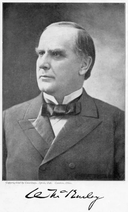 Framed Print : William McKinley, 25th President of the United States, 1896 Framed Print : William McKinley, 25th President of the United States, 1896