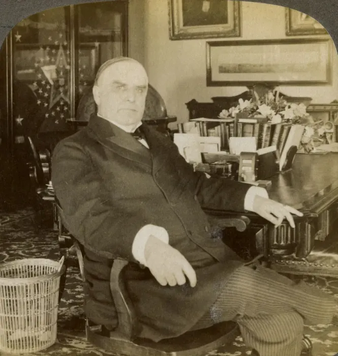Framed Print : William McKinley, 25th President of the United States, 1900. Artist: Underwood & Underwood Framed Print : William McKinley, 25th President of the United States, 1900. Artist: Underwood & Underwood