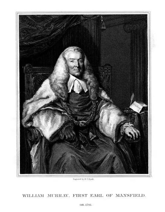 Framed Print : William Murray, 1st Earl of Mansfield, Scottish jurist, (1832). Artist: Henry Thomas Ryall Framed Print : William Murray, 1st Earl of Mansfield, Scottish jurist, (1832). Artist: Henry Thomas Ryall