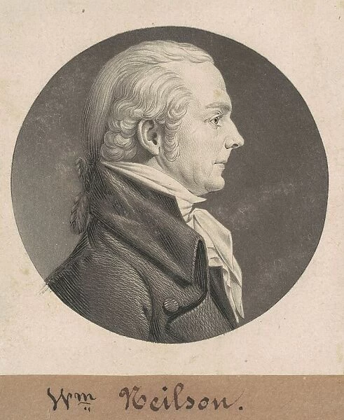 William Nelson, 1808. Creator: Charles Balthazar Julien Fevret de Saint-Memin